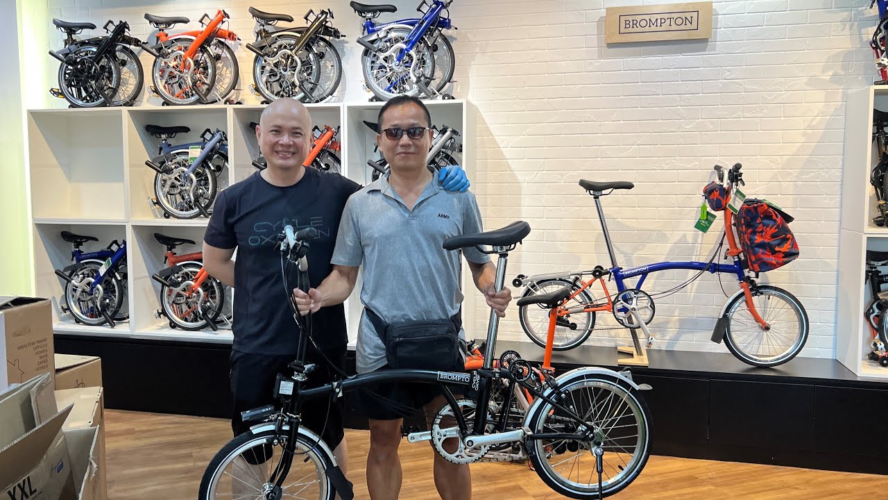 LIOW VIDEO: Bought Brompton C Line as my LAST Bicycle 购买小布折叠自行车