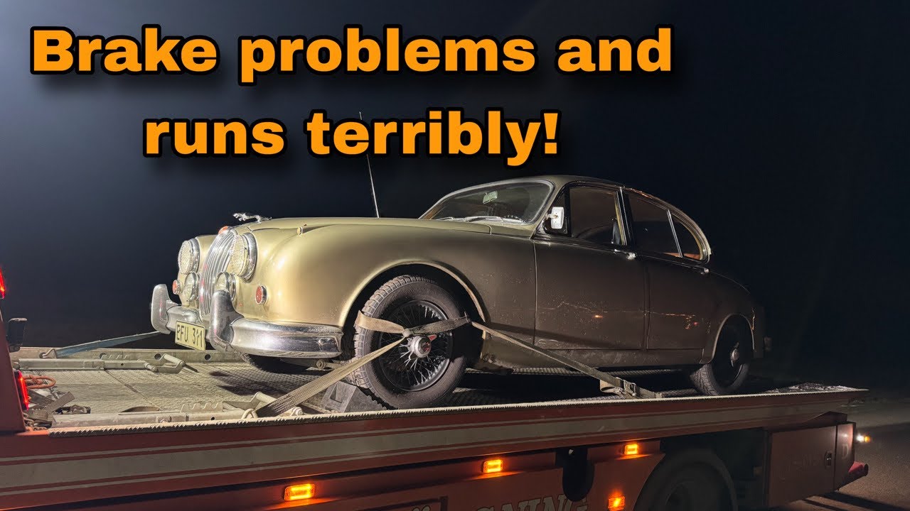 У моего повседневного Jaguar Mark 2 проблемы с тормозами и ужасная работа двигателя — давайте это...