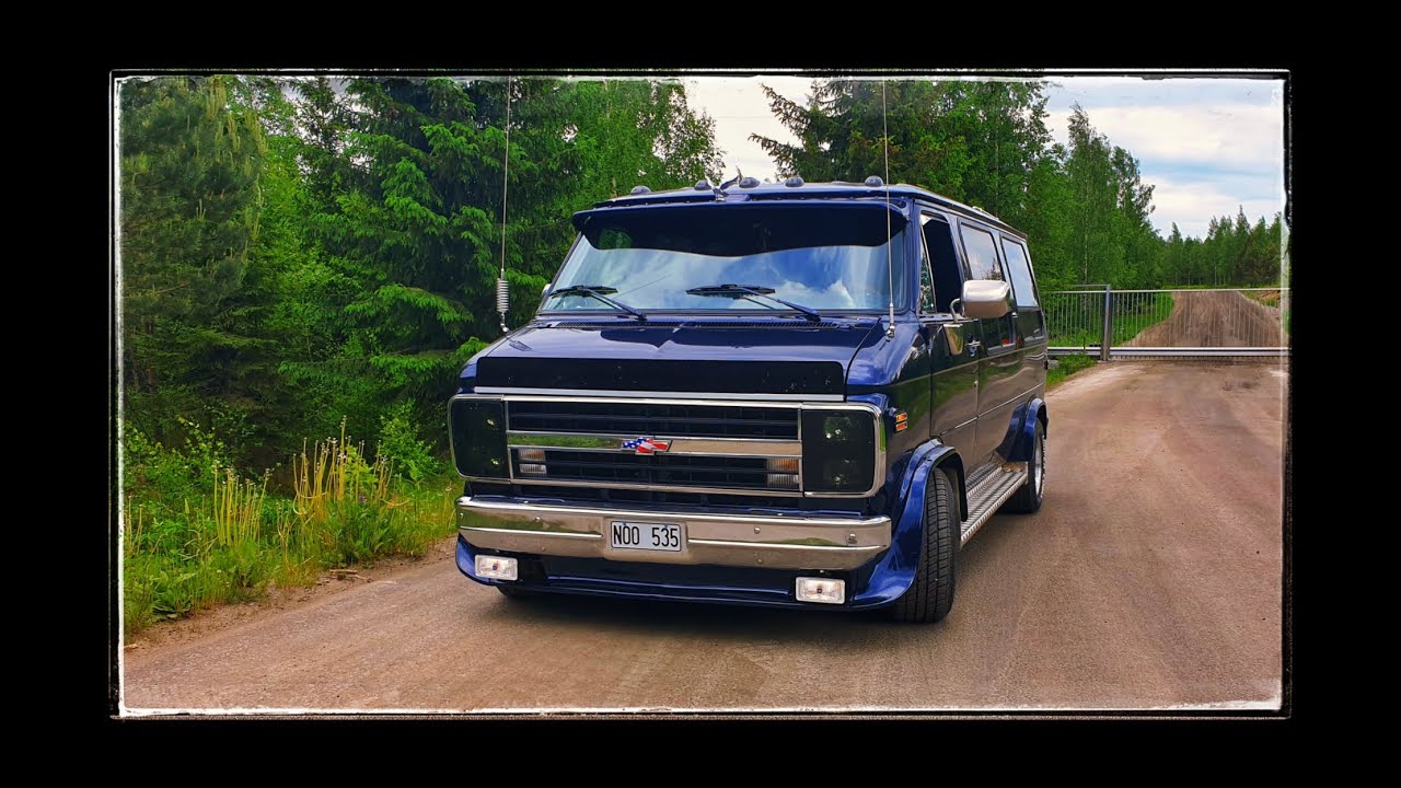 Restoration of Chevy van in pictures