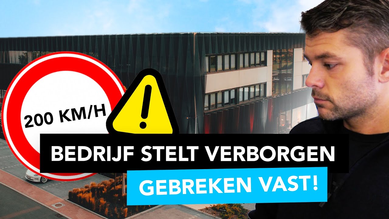 Bedrijf stelt verborgen gebreken vast! Testrit 200+ Km/u!
