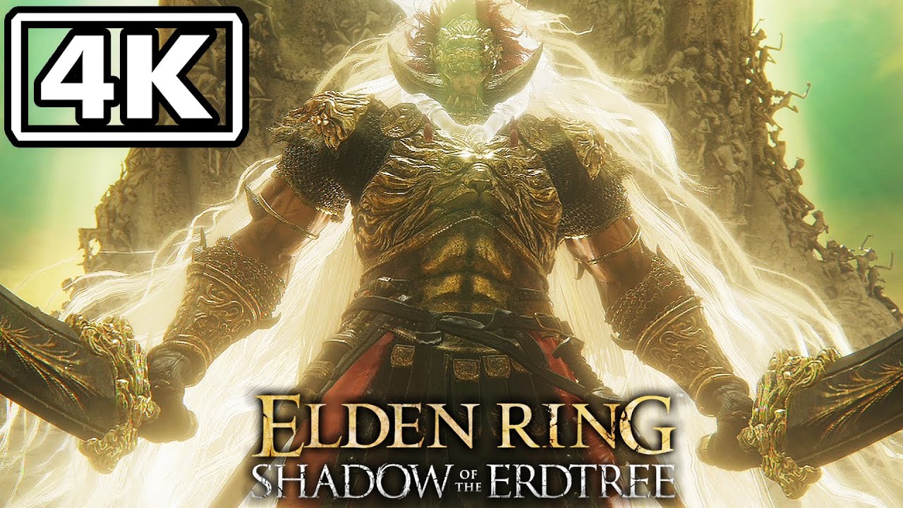 FINAL BOSS PHASE 2 CUTSCENE! SHADOW OF THE ERDTREE: Elden Ring - Radahn Boss Fight Cutscene [4K]