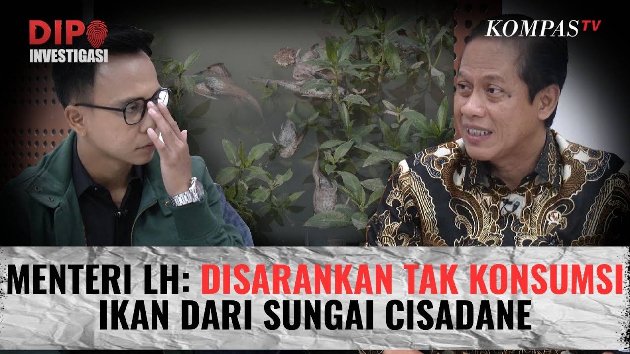 Sungai Cisadane Tercemar, Menteri Lingkungan Hidup Minta Warga Setop Konsumsi Ikan |DIPO INVESTIGASi
