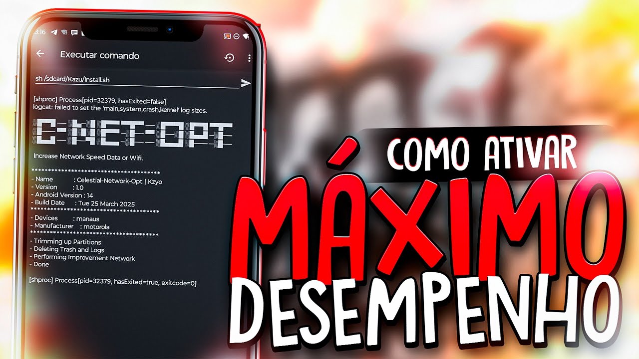 ATIVE O MÁXIMO DE DESEMPENHO DO CELULAR EM JOGOS E MELHORE O PING COM ESSE MÉTODO - BREVENT 🔥
