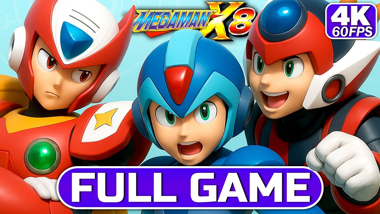 Mega Man X8 Full Game Walkthrough | PS2 4K 60FPS Ultra HD &ndash; No Commentary
