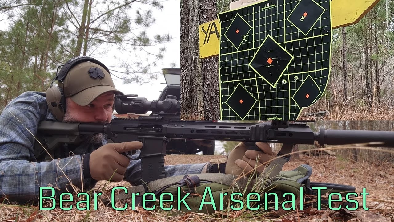 Bear Creek Arsenal Review 300 Blackout 7.5 and 16 inches (Sub MOA?) $400 Honey Badger? #300blackout