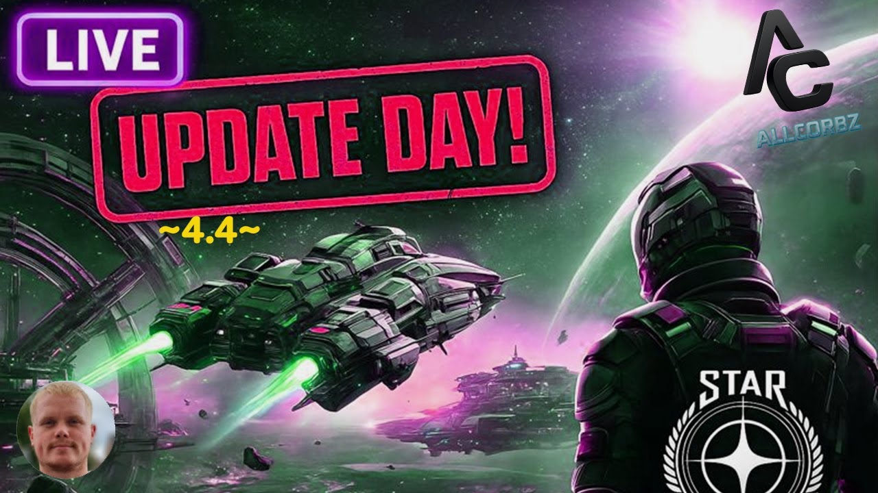 Star Citizen 4.4 Update Day! 🚀 Just Playing the New Patch LIVE