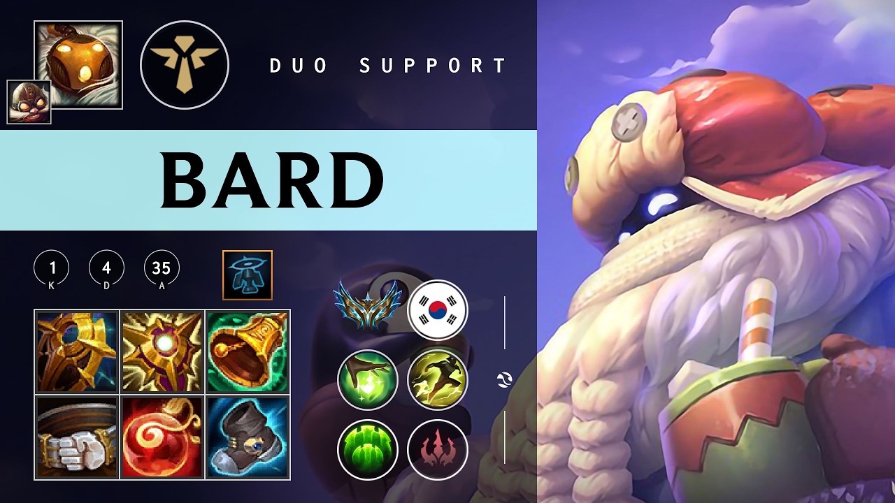 Bard Support vs Nautilus - KR Challenger Patch 26.05
