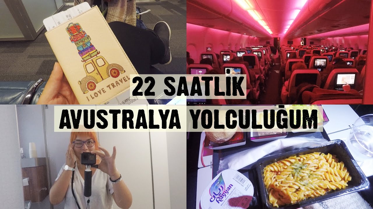 22 Saat Tek Başıma Uçtum! ~ Avustralya Yolculuğum✈️🌎