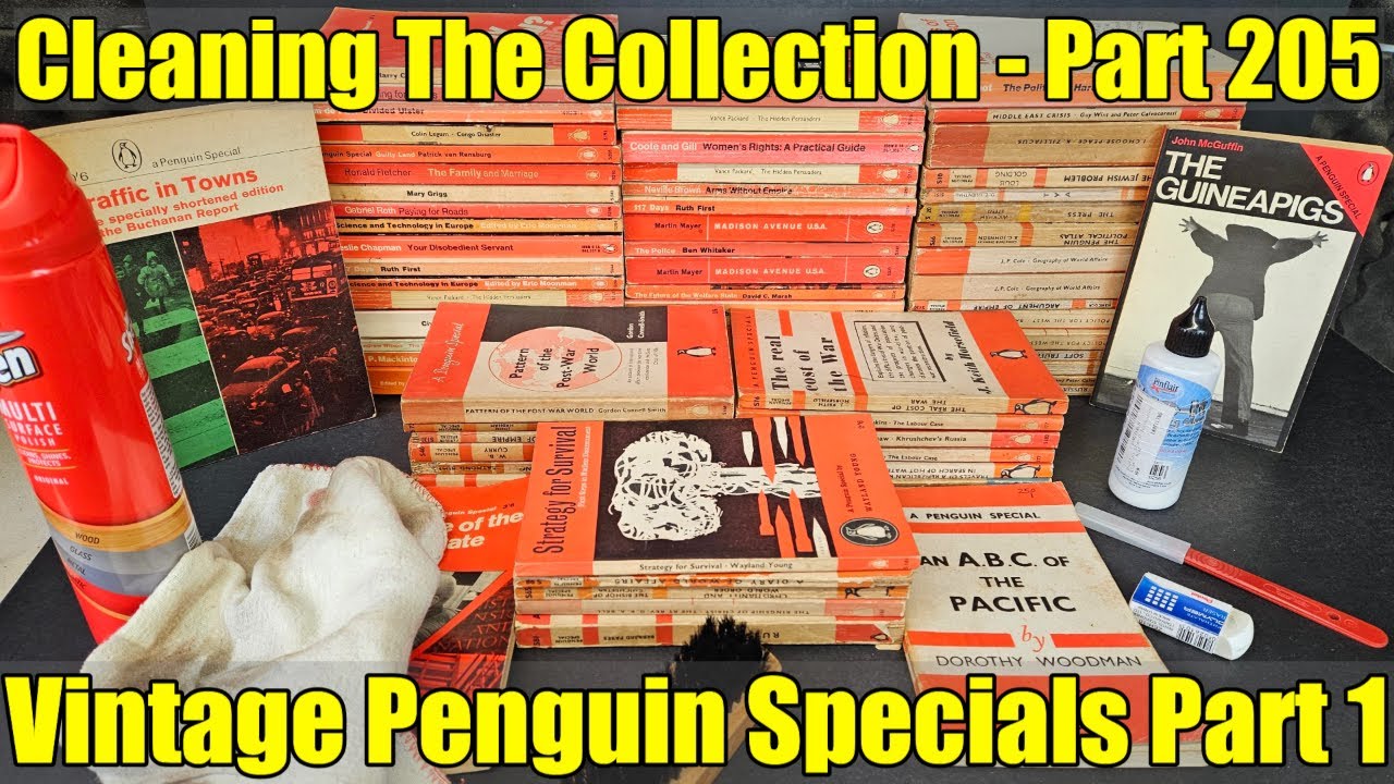 Unintentional ASMR - Cleaning The Collection - Part 205 - Vintage Penguin Specials Part 1!
