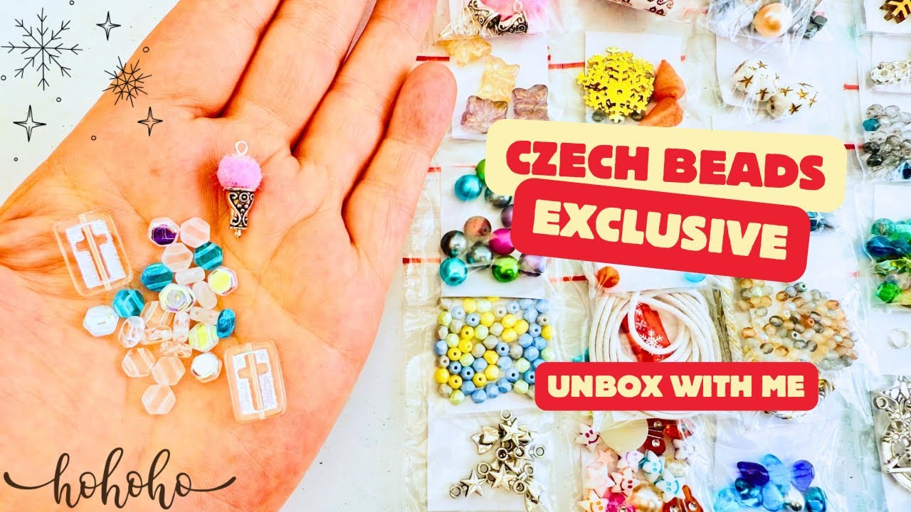 Czech Beads Exclusive Unboxing Nov 2025 - LET IT SNOW ❄️