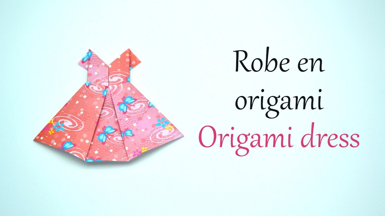 Tuto #30 : robe en origami - origami dress