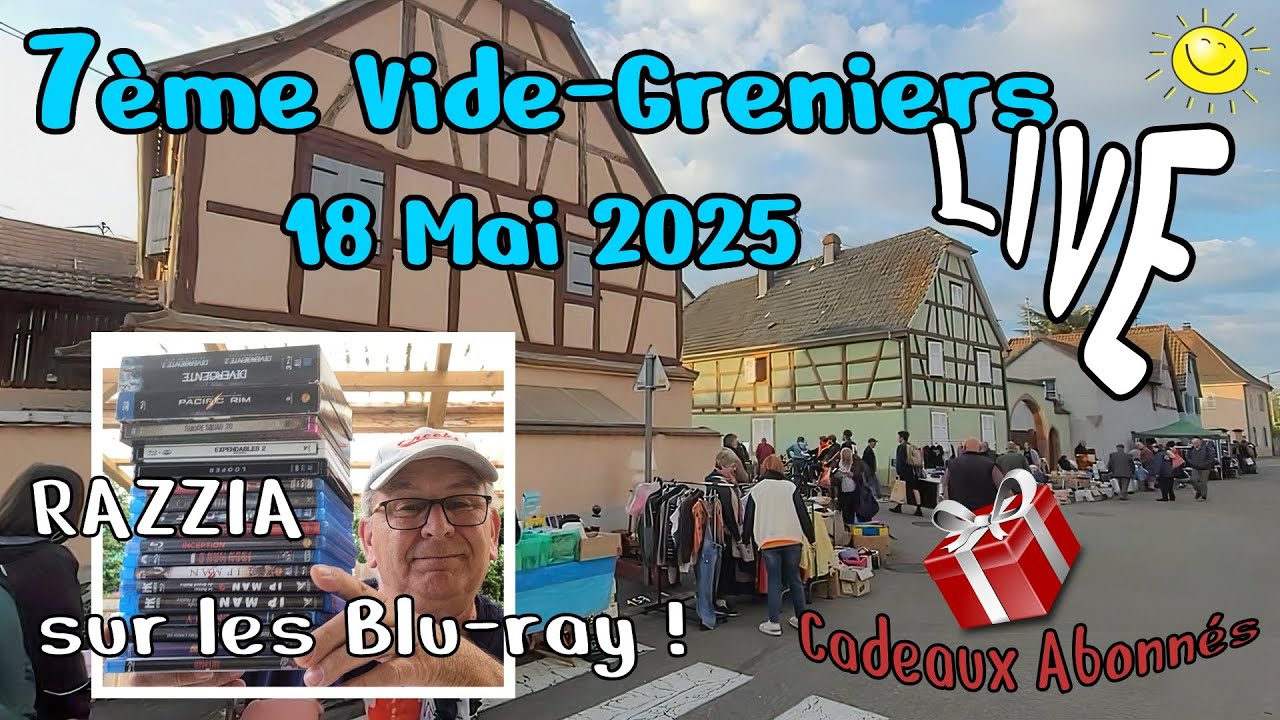 7ème Vide-Greniers Live du 18 Mai - Razzia sur les Blu-ray + Cadeaux Abonnés !