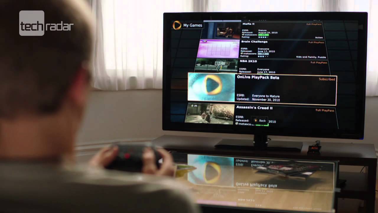 OnLive hands-on video