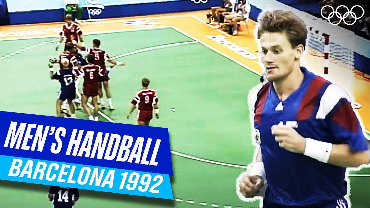 Nerve-wracking handball bronze medal game at #Barcelona1992 🥉