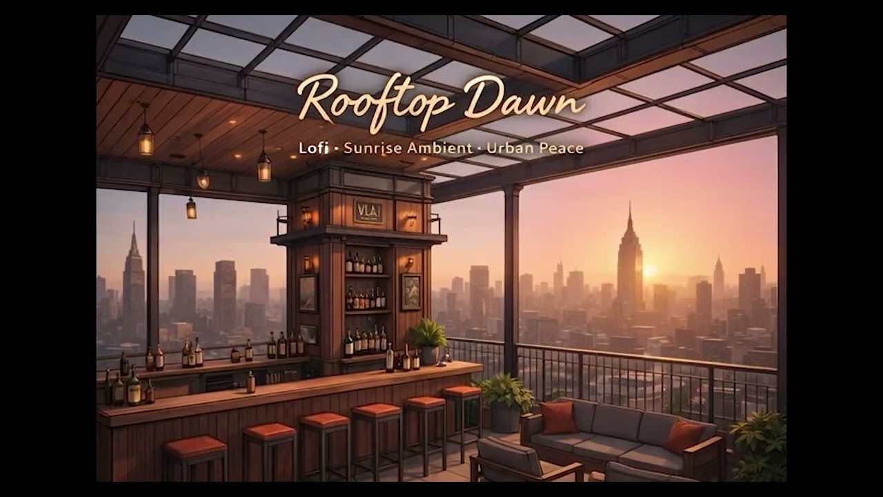 🌅🏙️ Rooftop Dawn — Lofi · Sunrise Ambient · Urban Peace