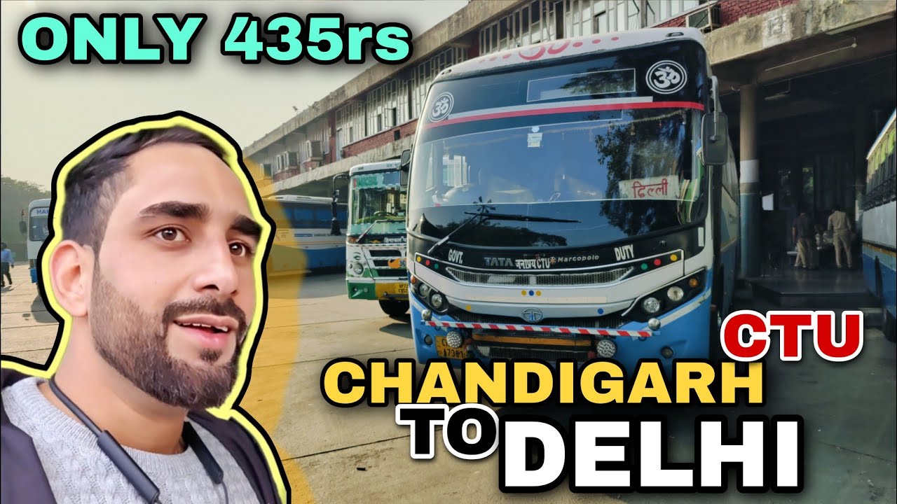 Travel Chandigarh To Delhi in Just 435/-| FULL INFORMATION | JKSRTC