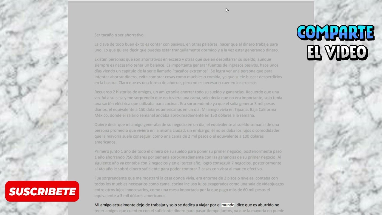Ser taca&ntilde;o o ahorrativo