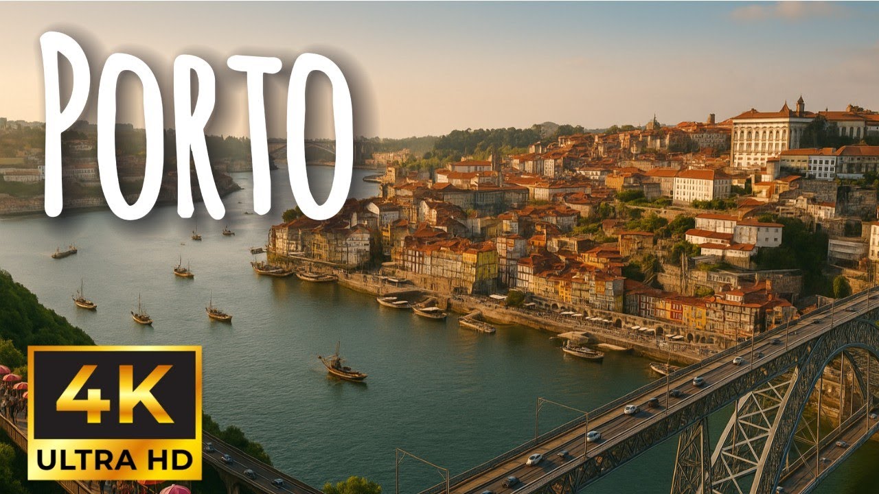Relaxing Scenes of Porto Portugal Chill Vibes 4K Video✨ pt Chill Vibes Visual Travel Guide