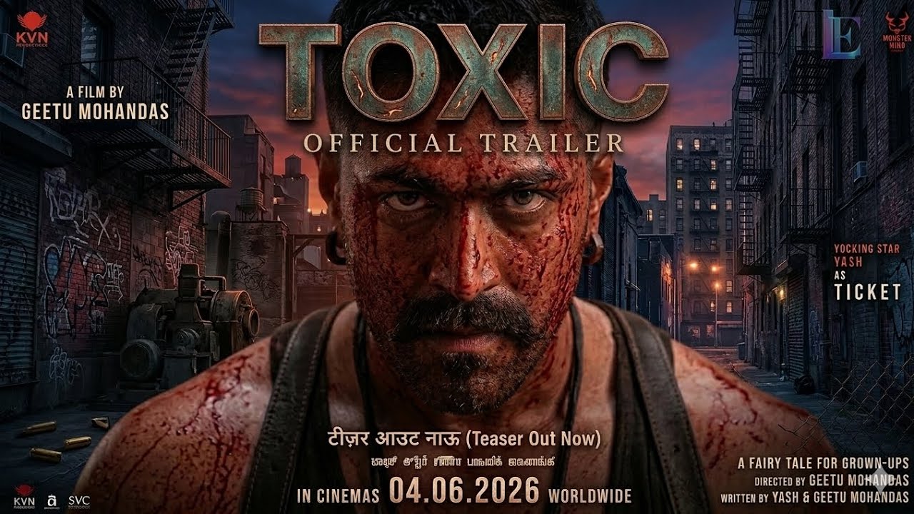 Toxic - Official Trailer | Yash | Kiara Advani