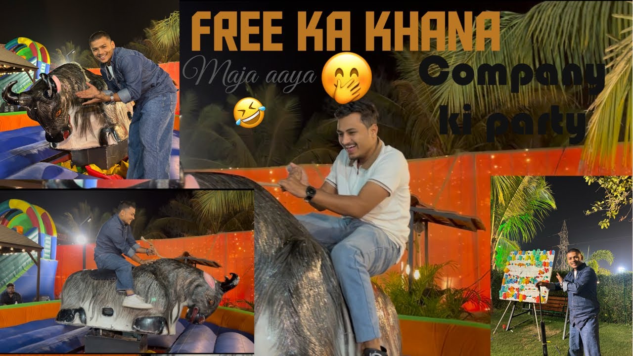 Campanay ki party mai free ka khana 🤣🤭 || 