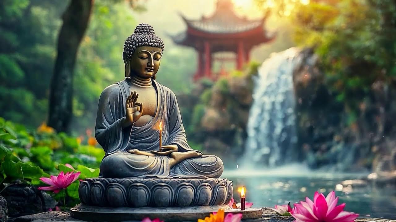Buddhist meditation for inner peace - 528 HZ -  Music for Meditation, Zen, Yoga & Stress Relief