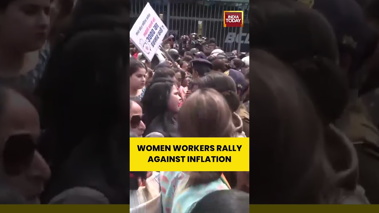 Mahila Congress Protest in Bhopal Over Rising Prices #congress #pricerise #inflation #madhyapradesh