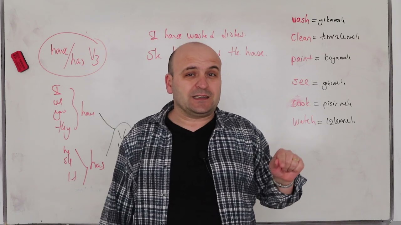 Yakın zamanda yaptım (present perfect tense) (ders 30)