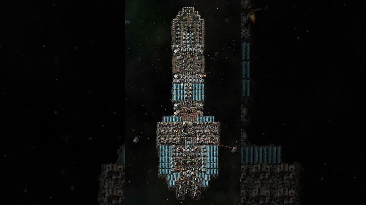 Factorio - Small Transport SpaceShip #factorio #spaceage #spaceship #transport #space #dlc