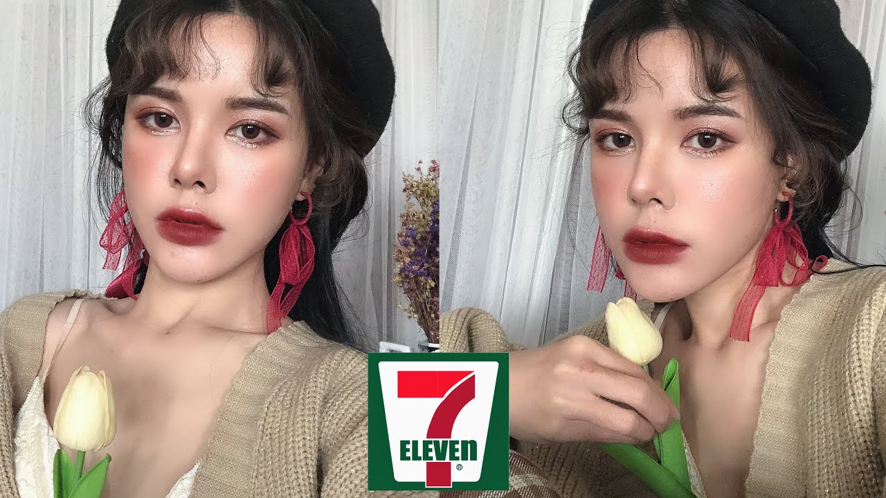 C_ROT ll แต่งหน้าด้วยเครื่องสำอาง7-11 งบไม่เกิน500🍓