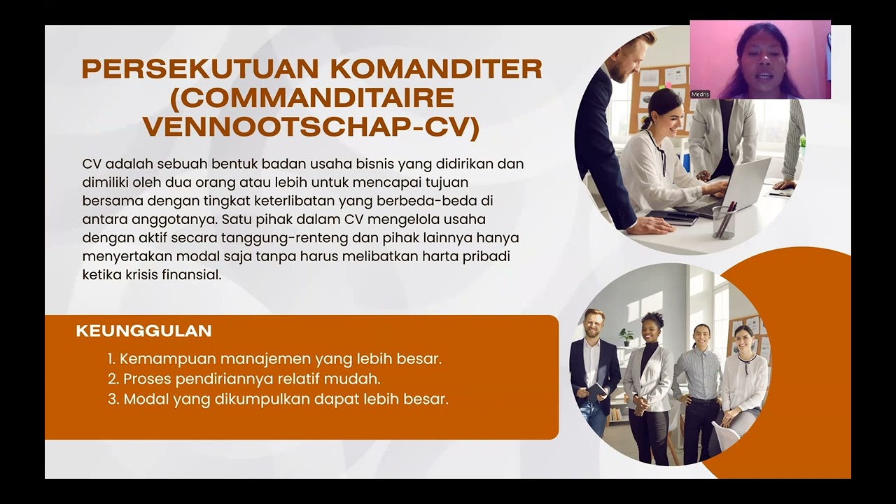PERSENTASE Bentuk-bentuk Perusahaan dan Usaha Franchise