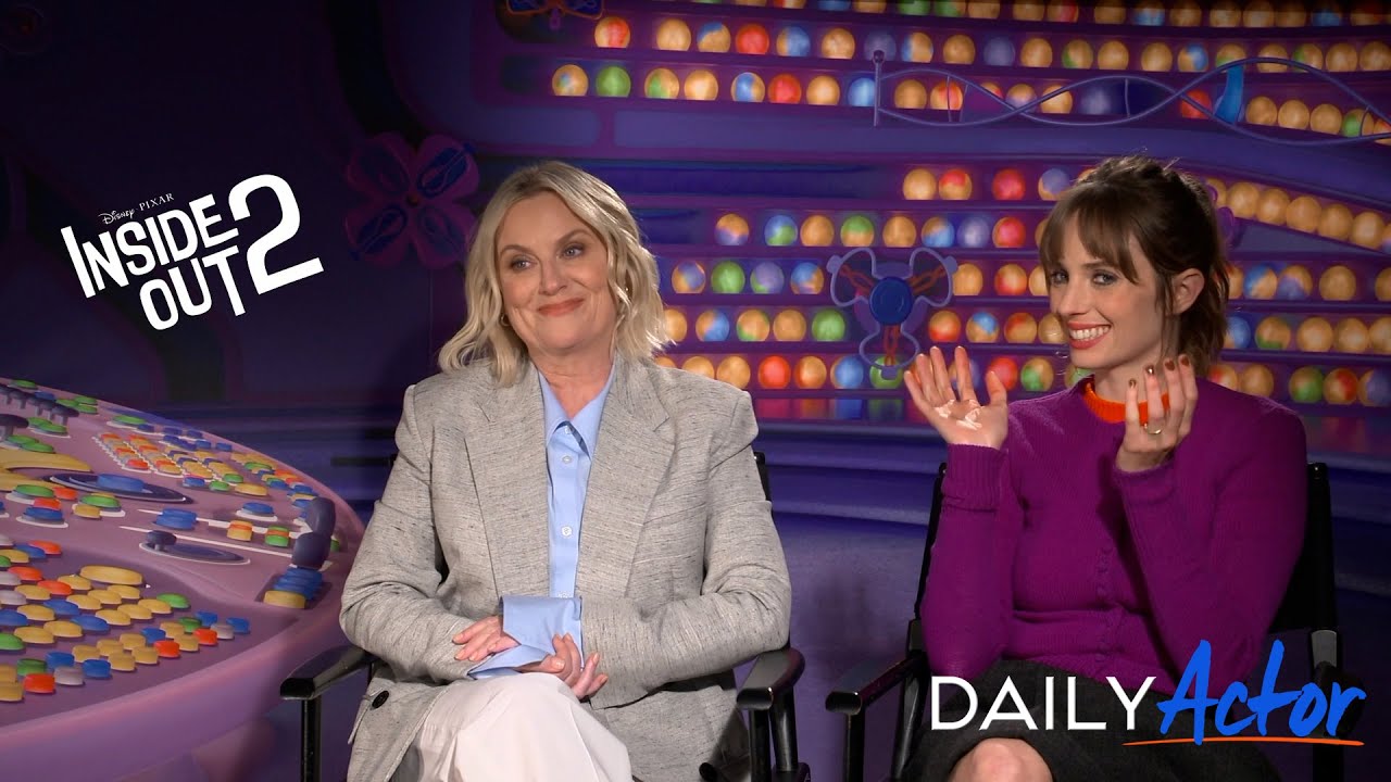 Inside Out 2: Amy Poehler And Maya Hawke Discuss Voice Acting and Pixar!