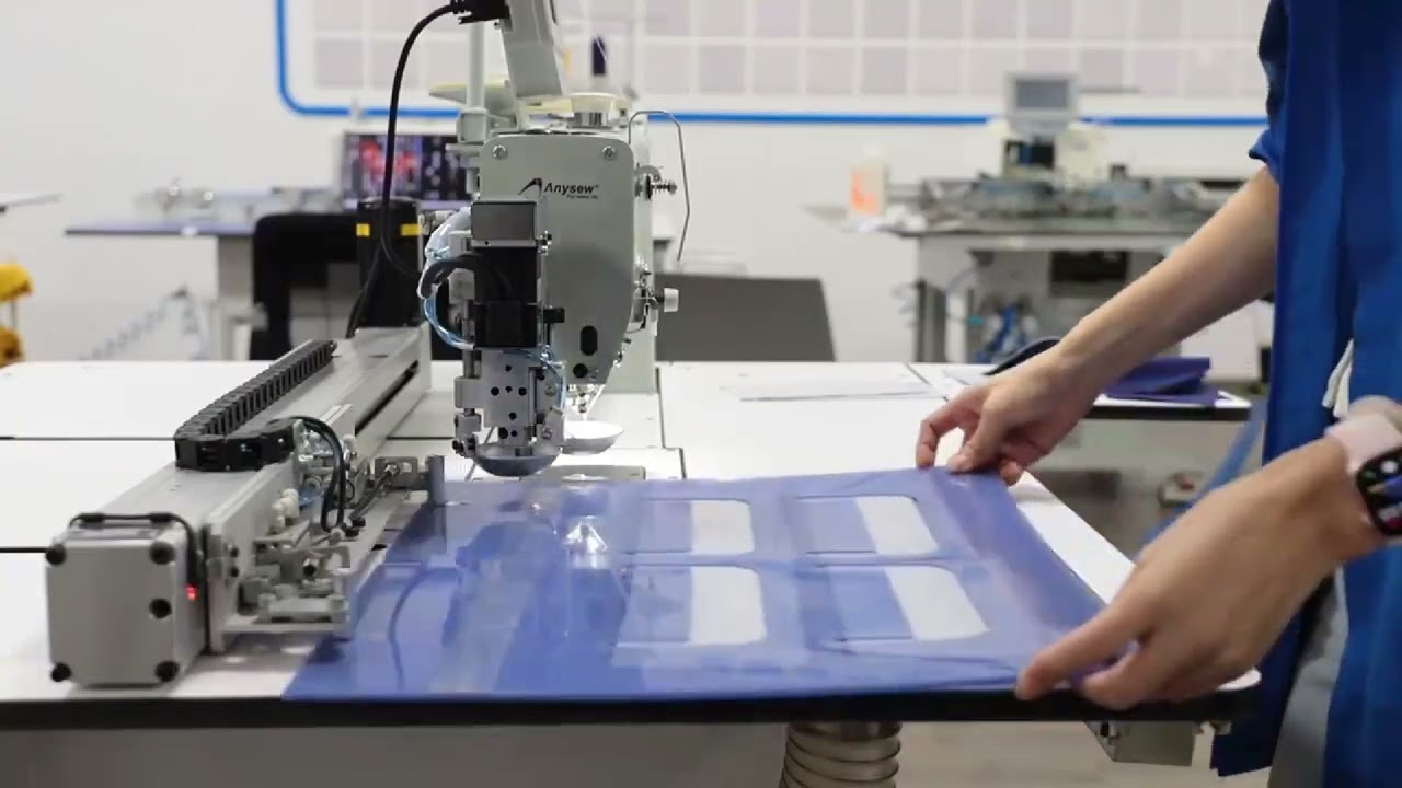 Automatic template sewing machine with cutting knife AS8510A-3830QX