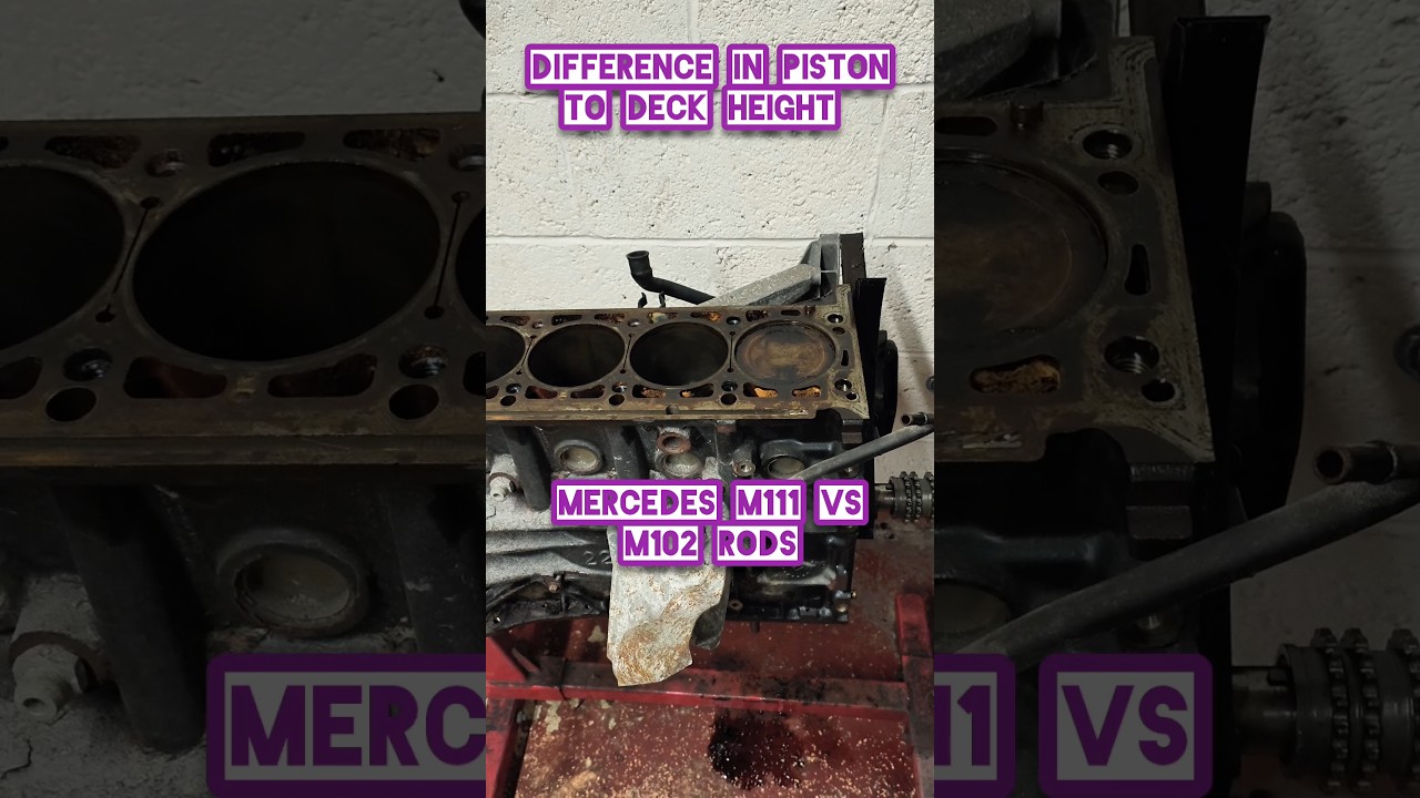 Mercedes M102 против M111 Шатуны #шорты #турбо
