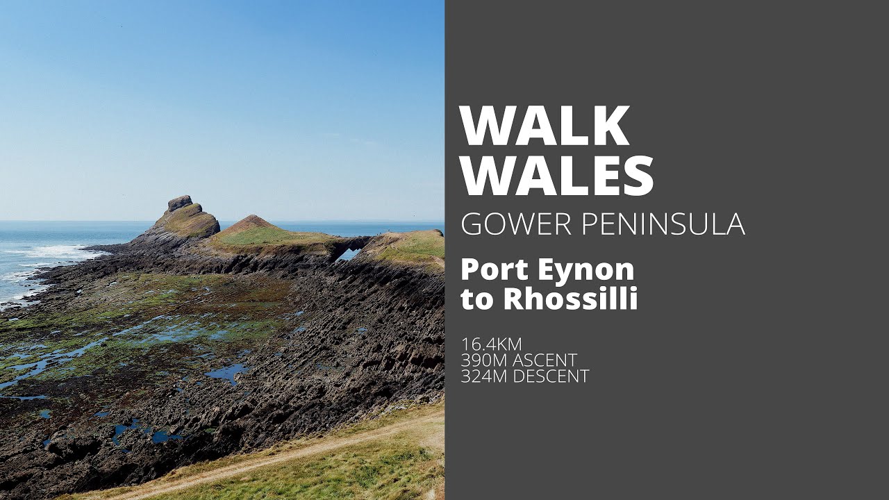 WALK ENGLAND: Gower - Port Eynon to Rhossilli (Timelapse) swcwalks, swcwalk271