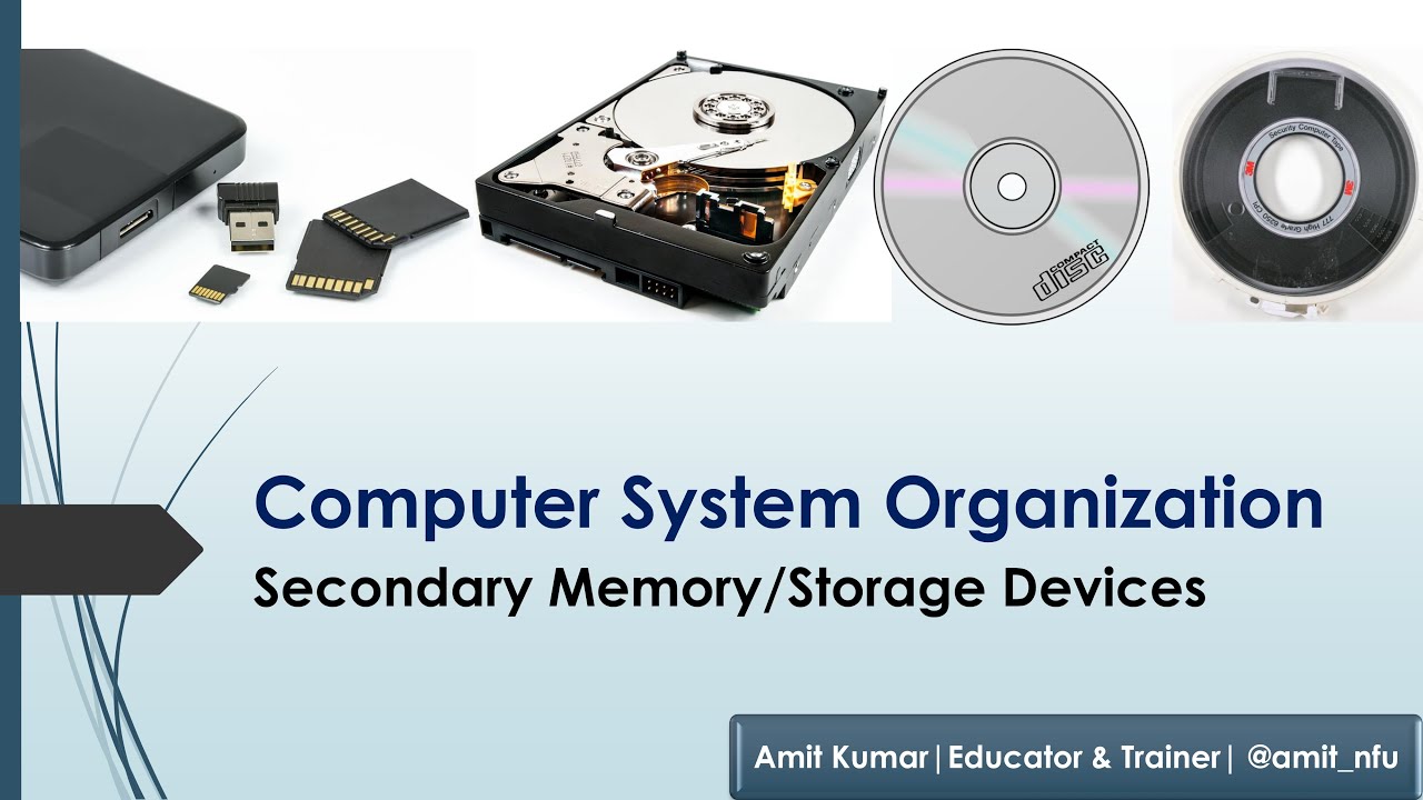 Computer System Organization #5 | Secondary Memory | Storage Devices (English)