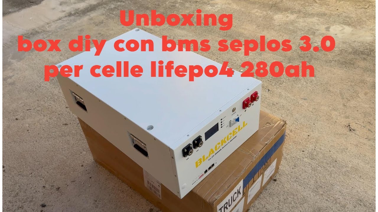 22# Box diy lifepo4 con seplos 3 in sostituzione bms daly 150 rotto