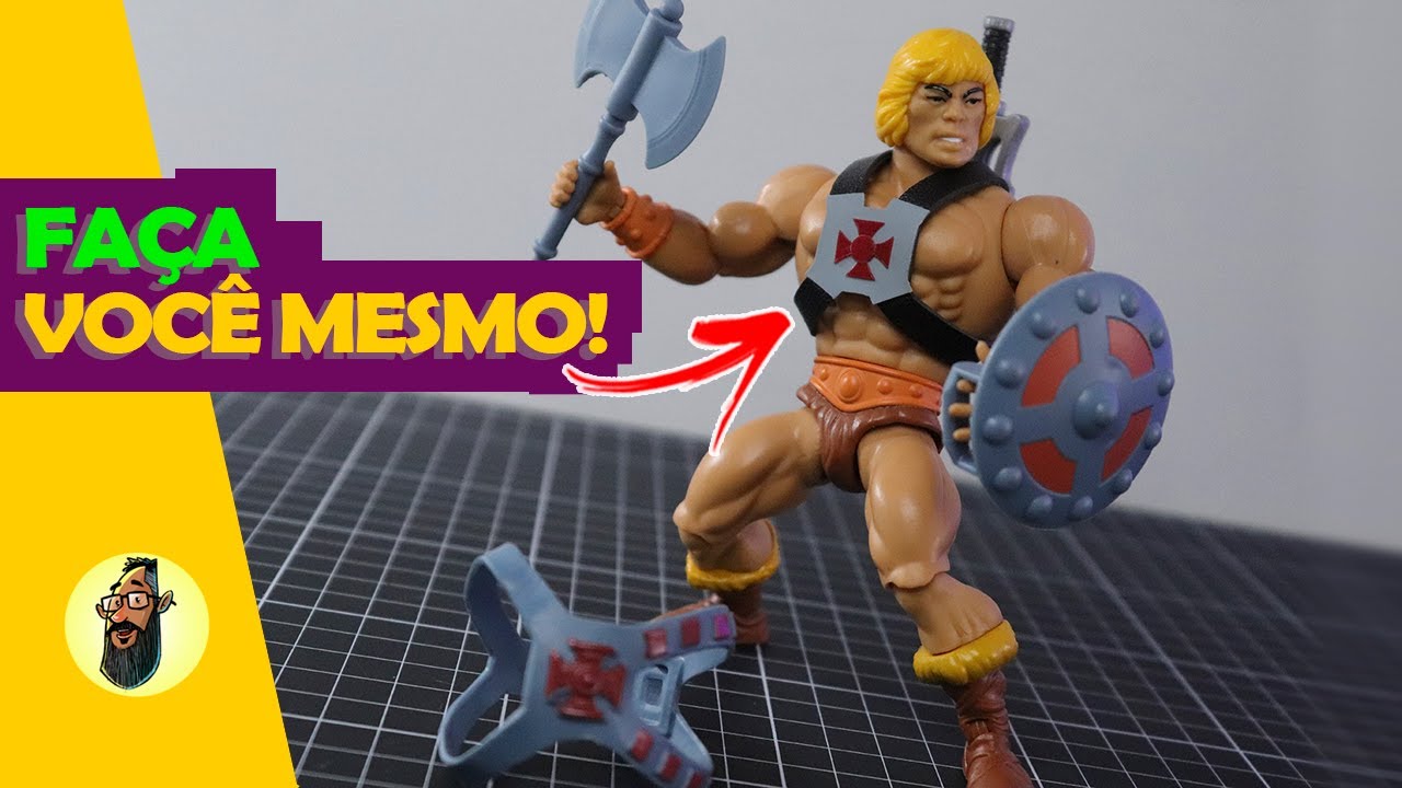 COMO FAZER O COLETE PARA O HE-MAN (MOTU ORIGINS)