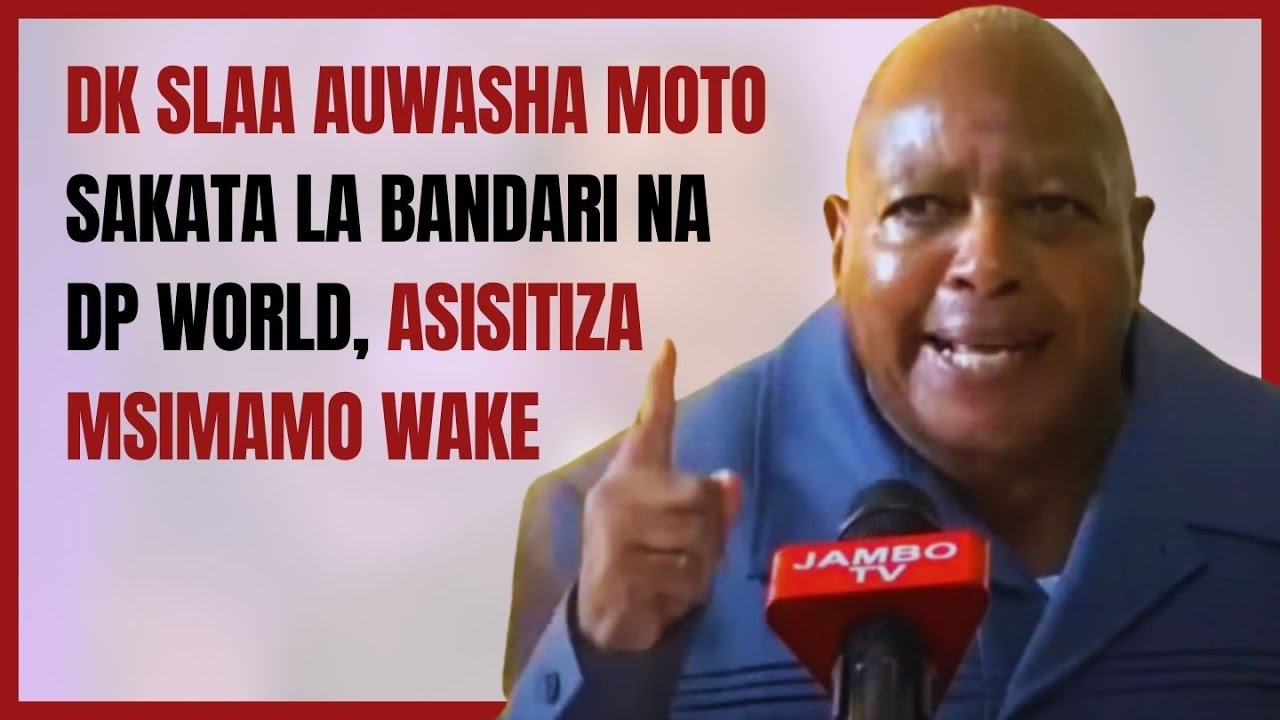 Dk Slaa Auwasha Moto Sakata la Bandari na DP World, Asisitiza Msimamo Wake