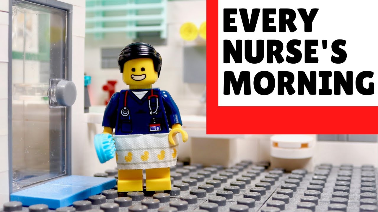 Every Nurse's Morning | LEGO Hospital Stop Motion