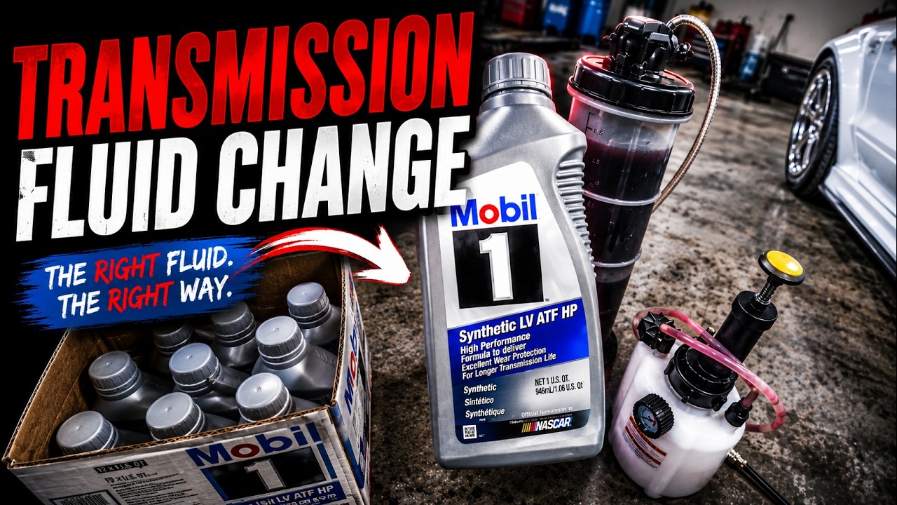 How I changed my transmission fluid the easy way - 8L45/8L90 fluid change. 