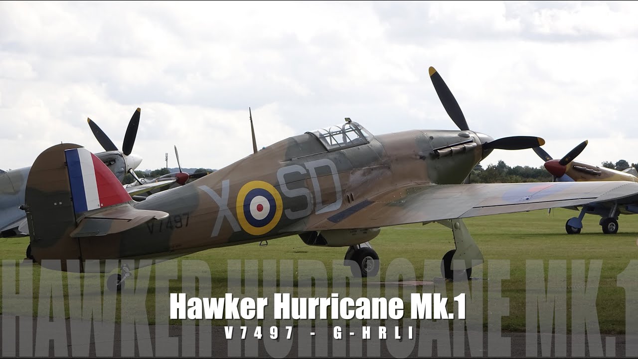 Hawker Hurricane Mk.1, V7497 - Practice and arrivals day - Duxford Battle of Britain Airshow 2021