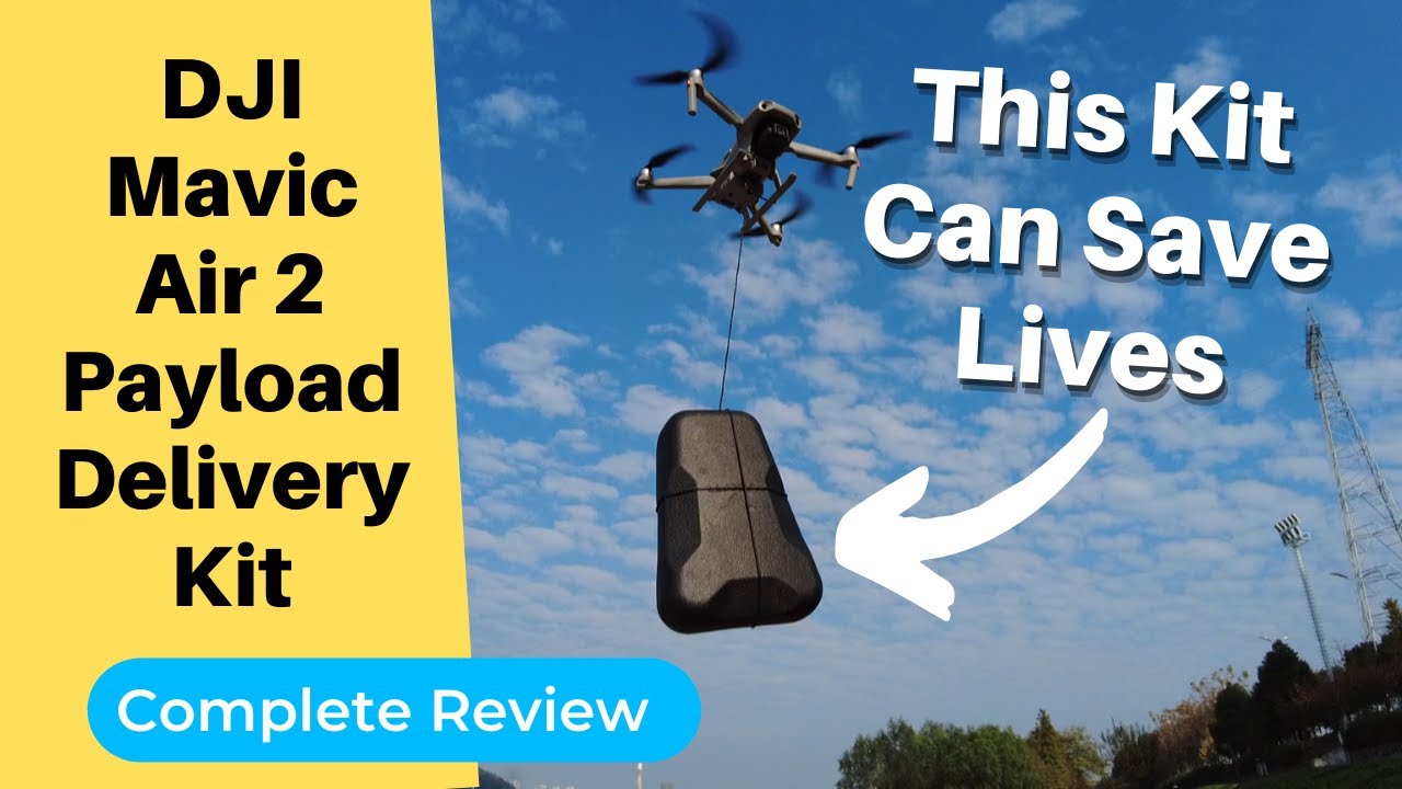 DJI Mavic Air 2 Payload Delivery Kit with LED Light Landing Gear
