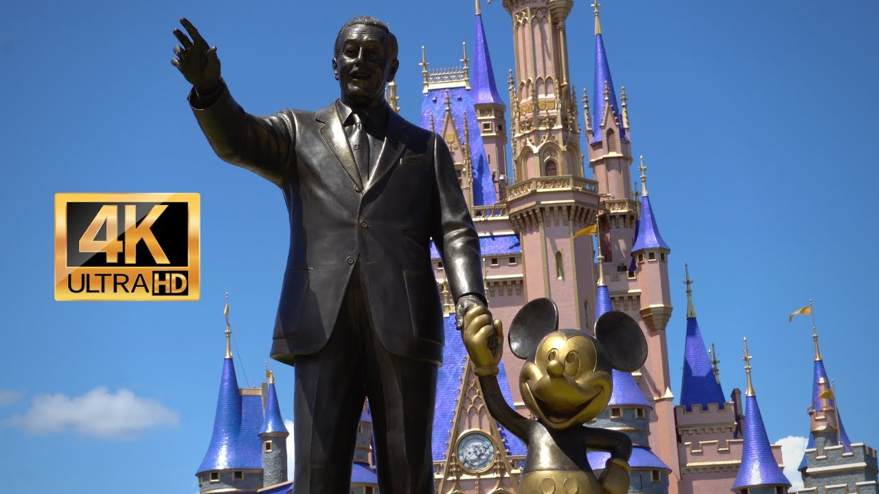 The Sights & Sounds Of A Beautiful Relaxing Tour Through Disney's Magic Kingdom In 4K (2020)