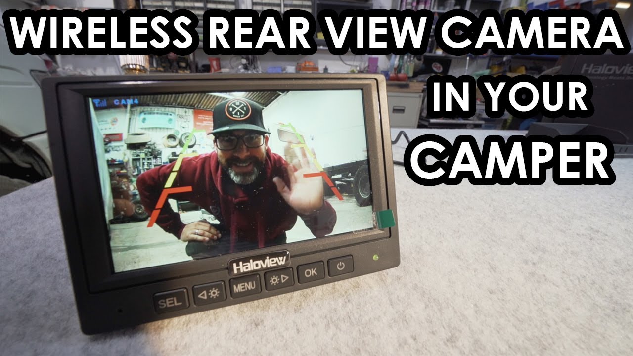HOW TO FIT A CAMPER VAN 'WIRELESS' REAR VIEW CAMERA, using the Haloview MC5111