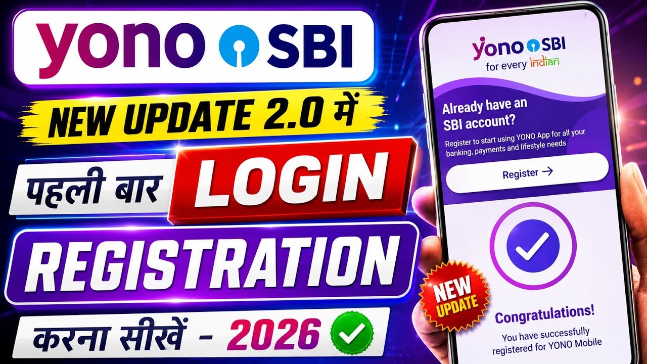 How to register yono sbi app | SBI yono new registration | sbi yono login kaise kare | yono login