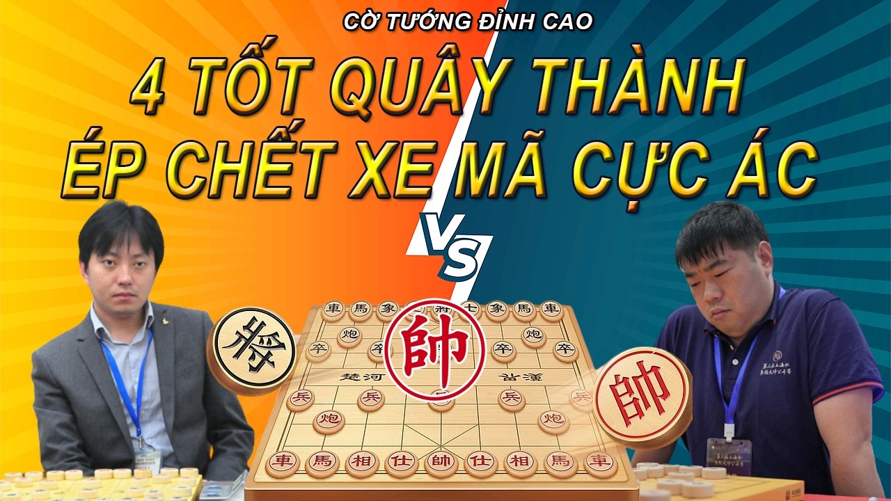 4 Tốt Quây Thành Vây Sát - Ép Chết Xe Mã Cực Ác| Cờ Tướng Đỉnh Cao