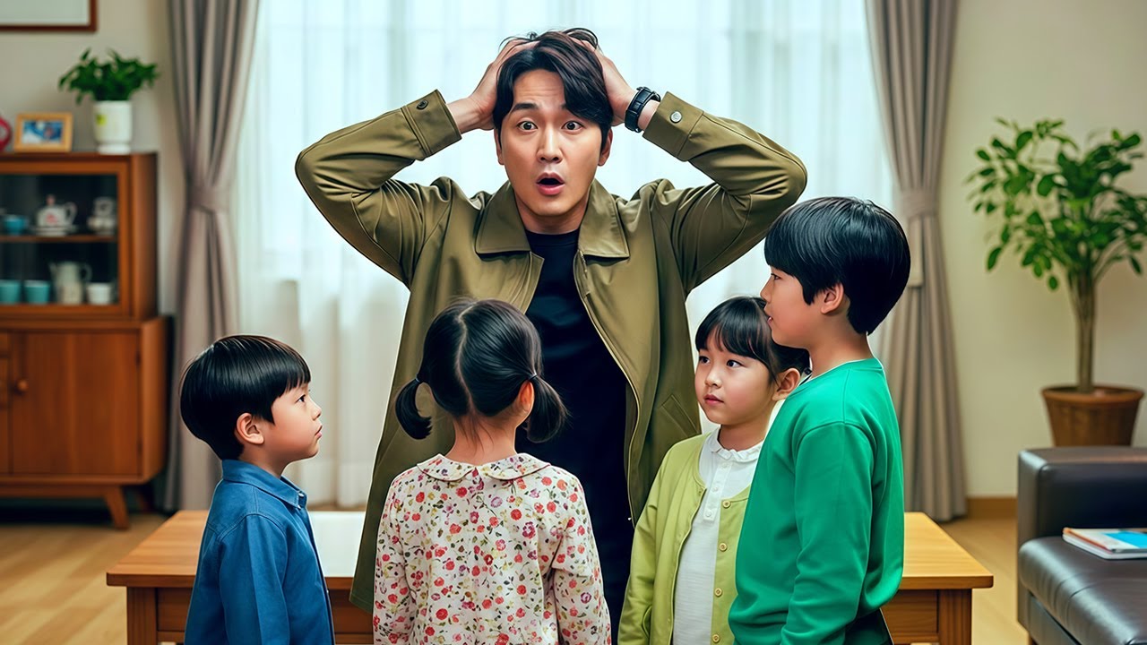 💥¡La Vida de un Hombre Soltero Se Pone de Cabeza Cuando Decide Ser Padre de 4 Hijos! 👨‍👧‍👦😱