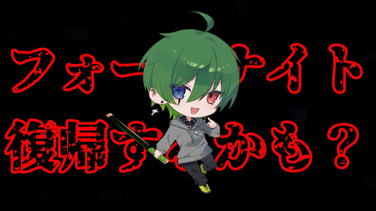 【#フォートナイト 】復帰するかも？　※概要欄必須