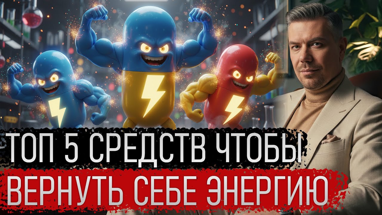 ТОП 5 СРЕДСТВ ВЕРНУТЬ ЭНЕРГИЮ - РЕЙТИНГ ЛУЧШИХ АДАПТОГЕНОВ