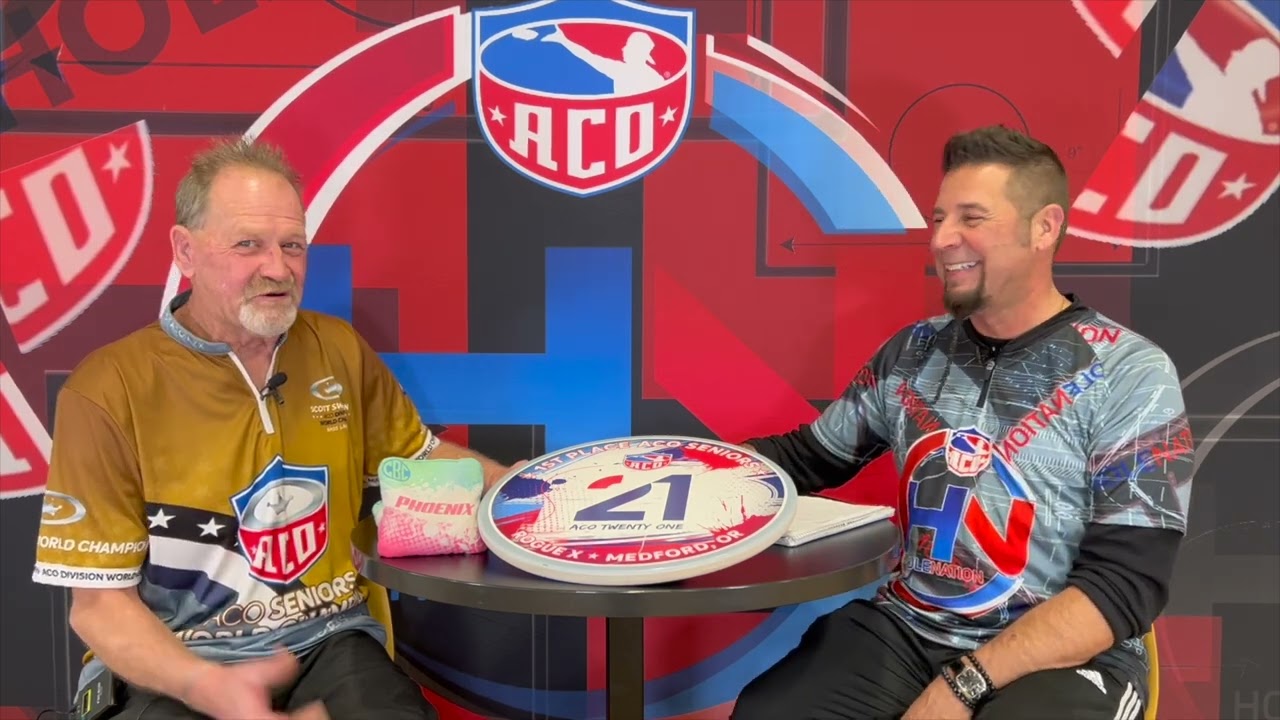 ACO Medford Seniors Champion Scott Swenson with Hole Nation Host Rich Pyle